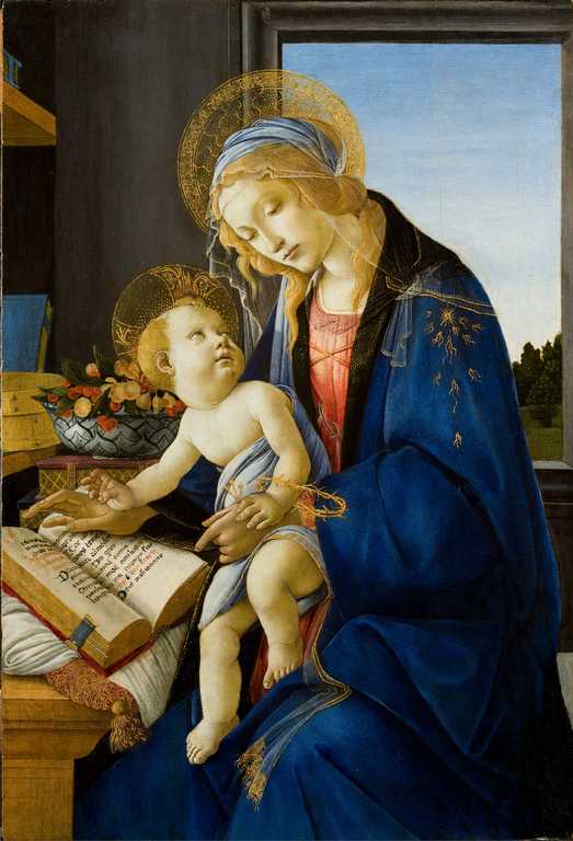 Sandro Botticelli - Madonna del Libro
